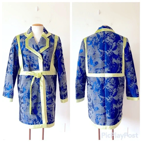 NWT Vivienne Hu Tweed Velvet Jacket - Picture 3 of 8